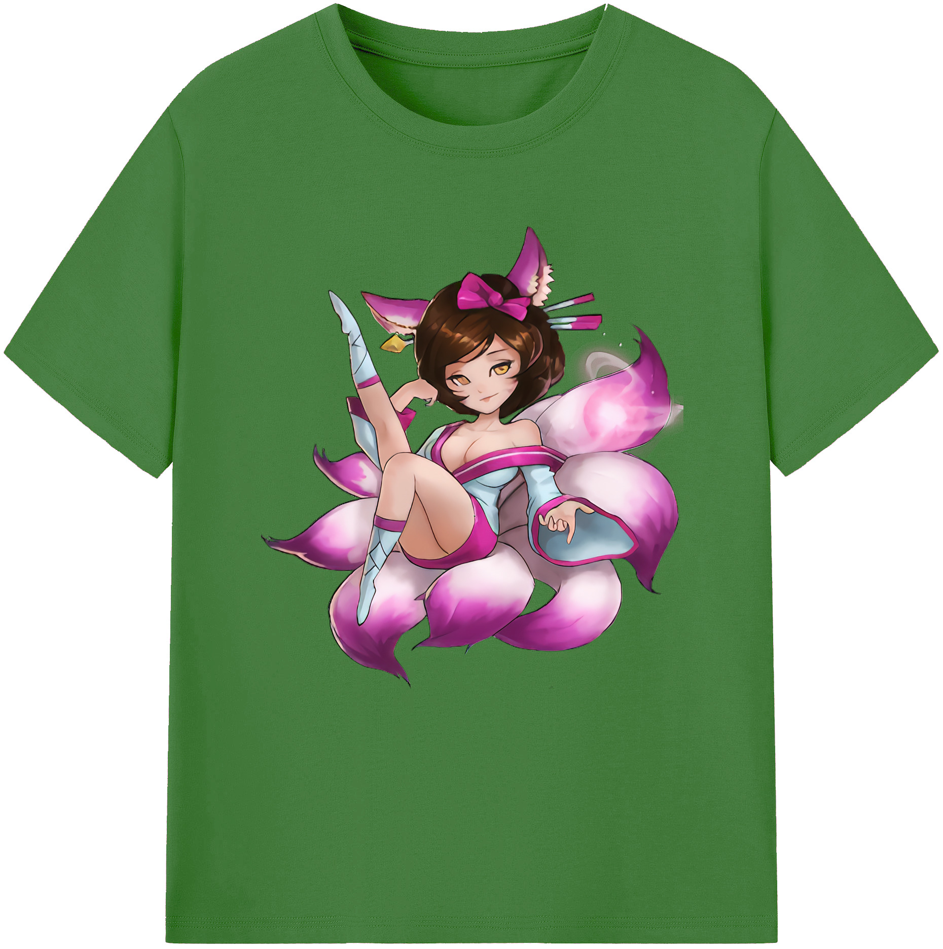 （画像用） リーグ・オブ・レジェンド League of Legends LOL レディースカジュアルプリントTシャツ（綿100％）